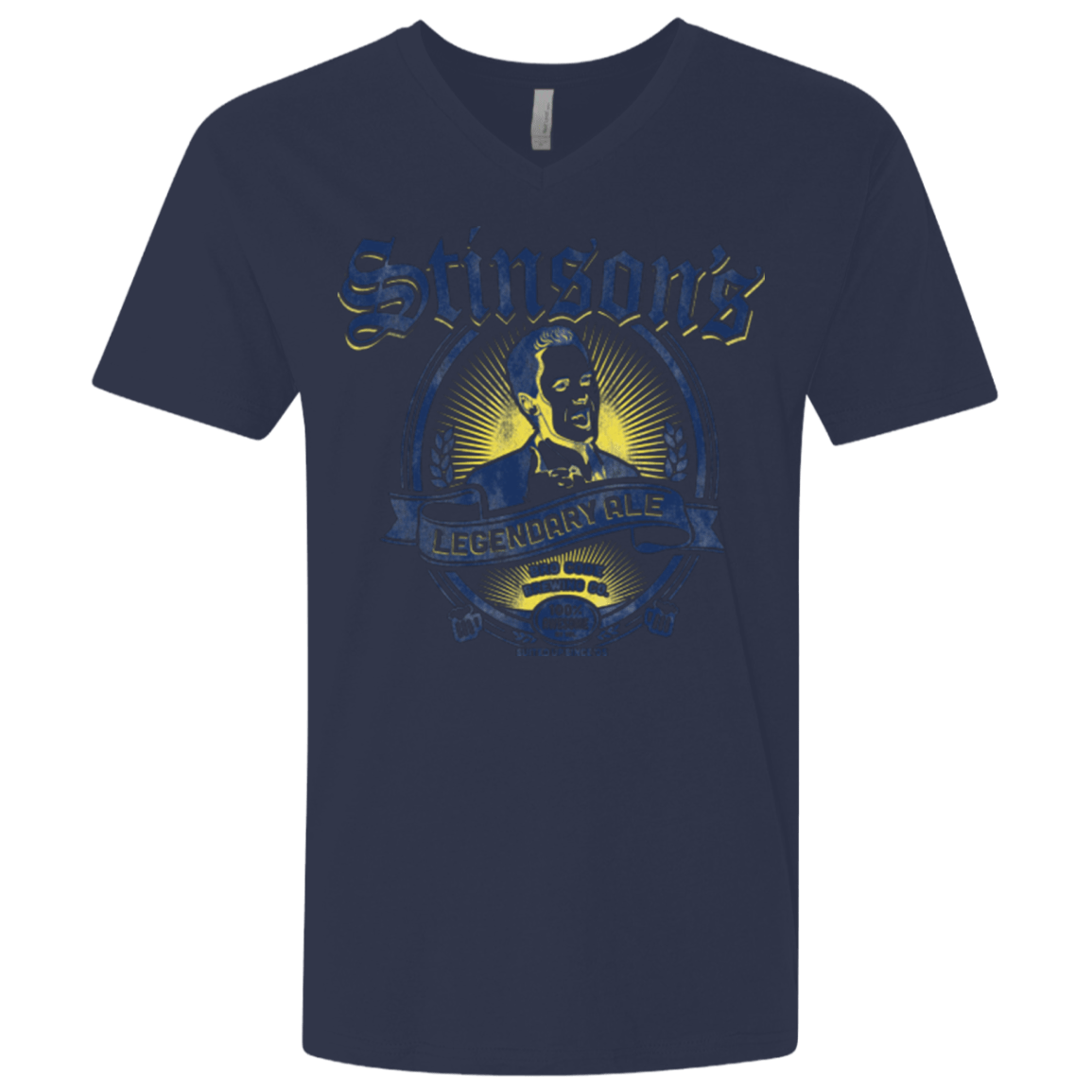 T-Shirts Midnight Navy / X-Small Stinsons Legendary Ale Men's Premium V-Neck