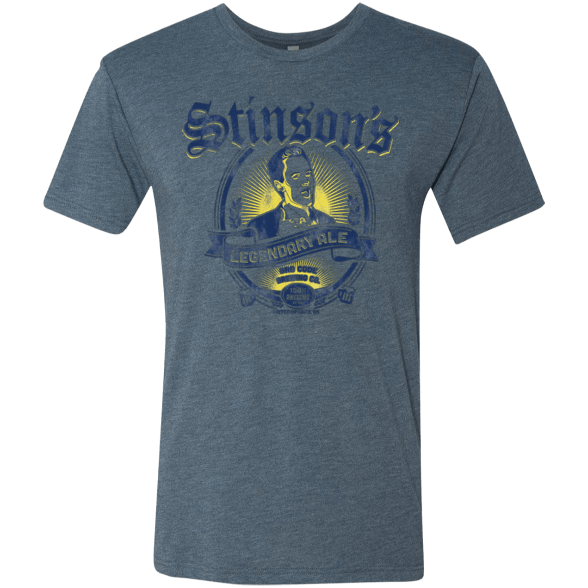 T-Shirts Indigo / Small Stinsons Legendary Ale Men's Triblend T-Shirt