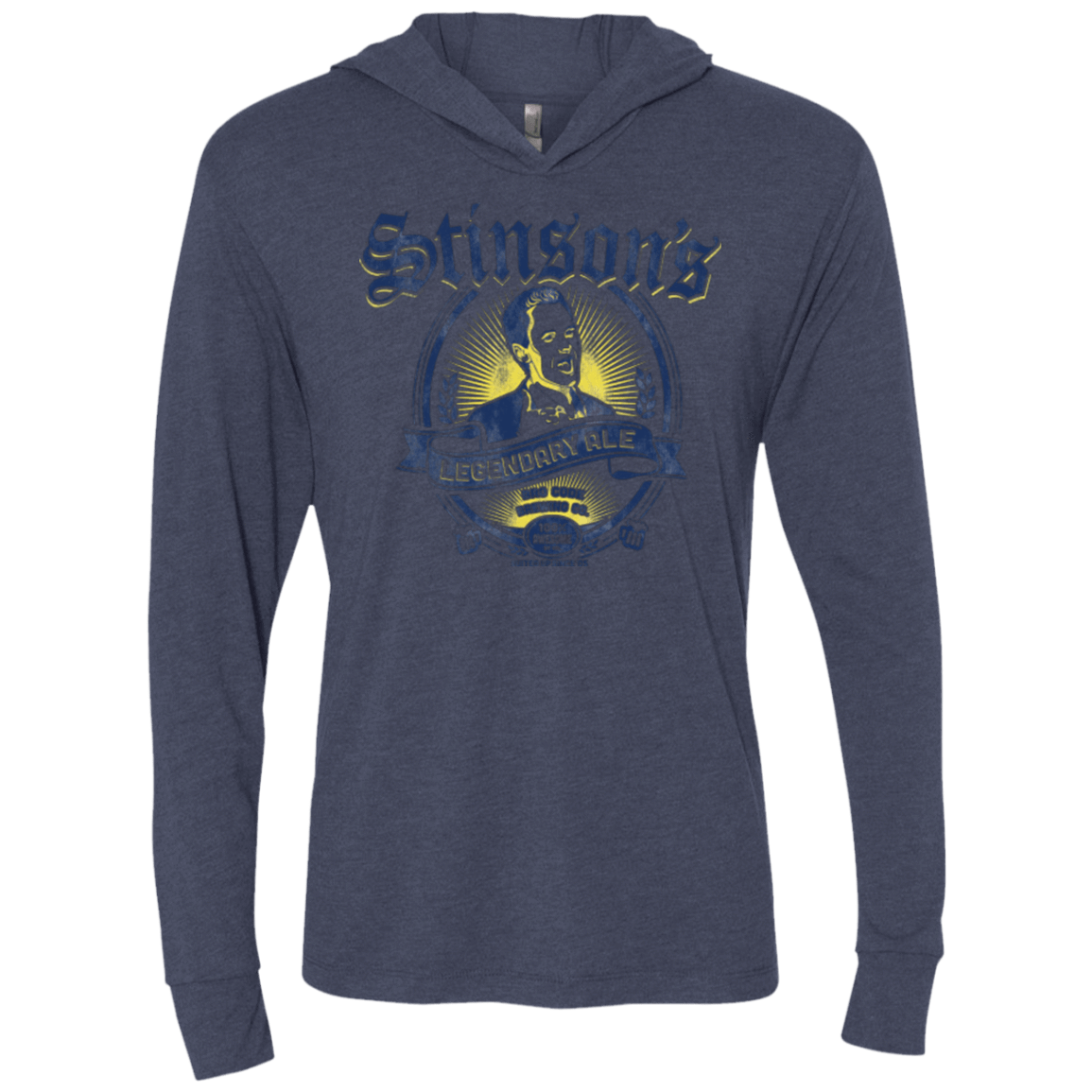 T-Shirts Vintage Navy / X-Small Stinsons Legendary Ale Triblend Long Sleeve Hoodie Tee