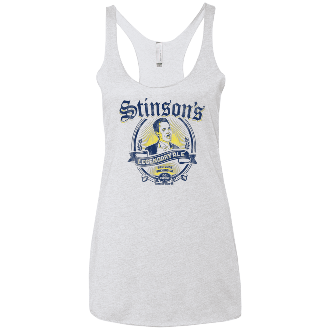 T-Shirts Heather White / X-Small Stinsons Legendary Ale Women's Triblend Racerback Tank