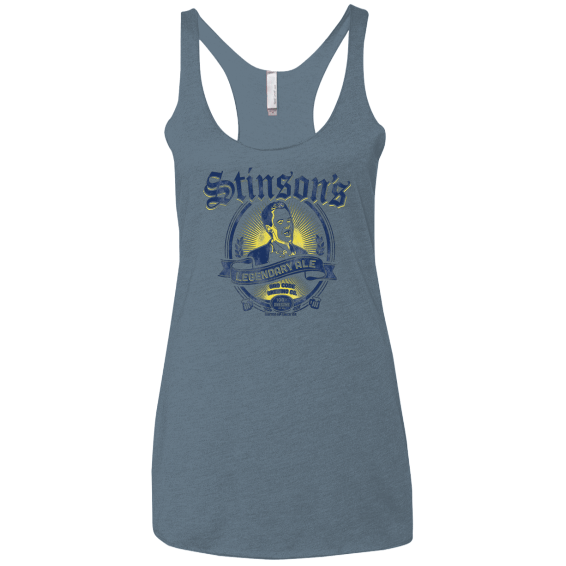 T-Shirts Indigo / X-Small Stinsons Legendary Ale Women's Triblend Racerback Tank