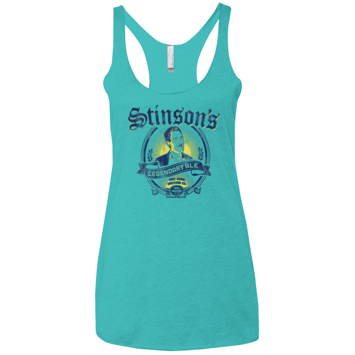 T-Shirts Tahiti Blue / X-Small Stinsons Legendary Ale Women's Triblend Racerback Tank