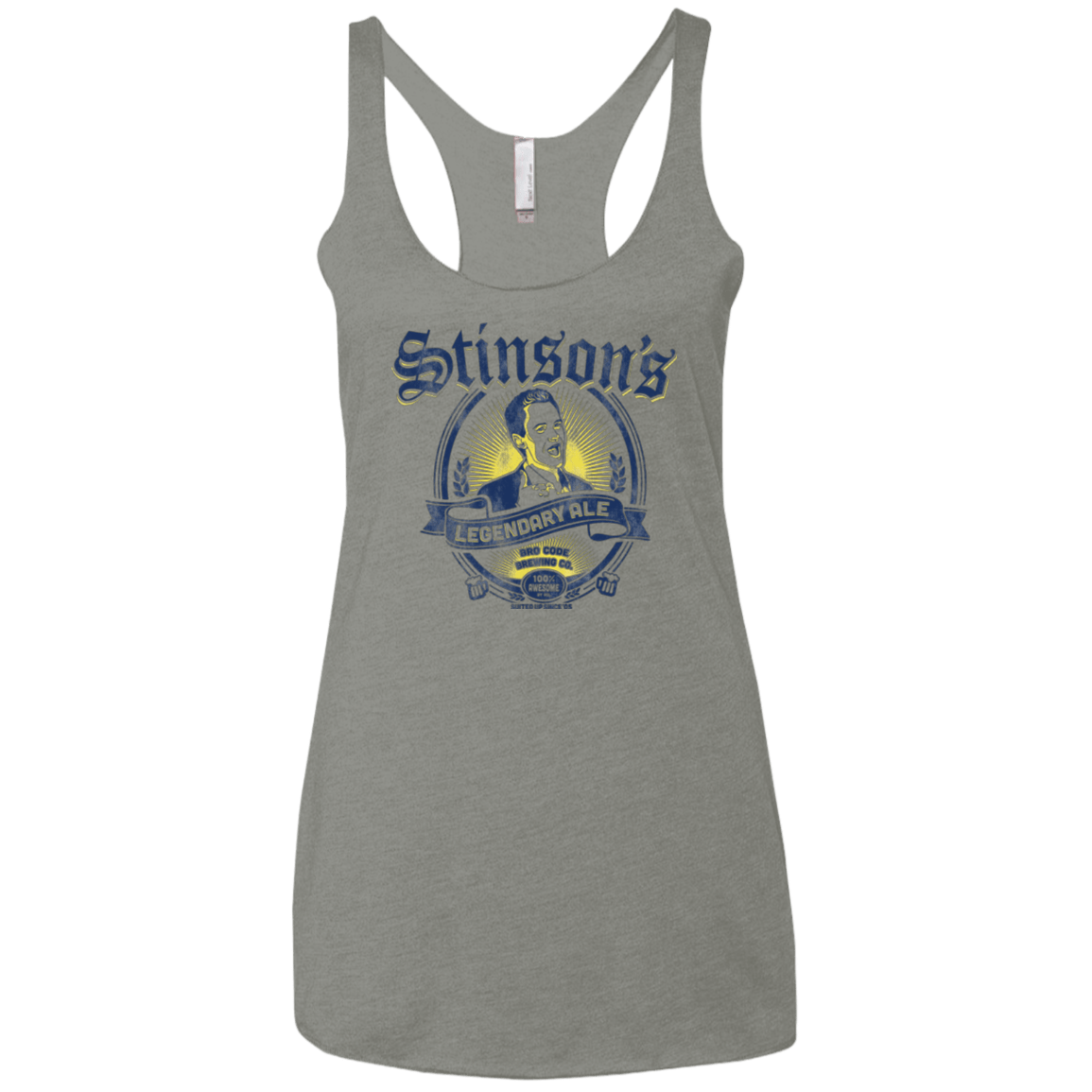 T-Shirts Venetian Grey / X-Small Stinsons Legendary Ale Women's Triblend Racerback Tank