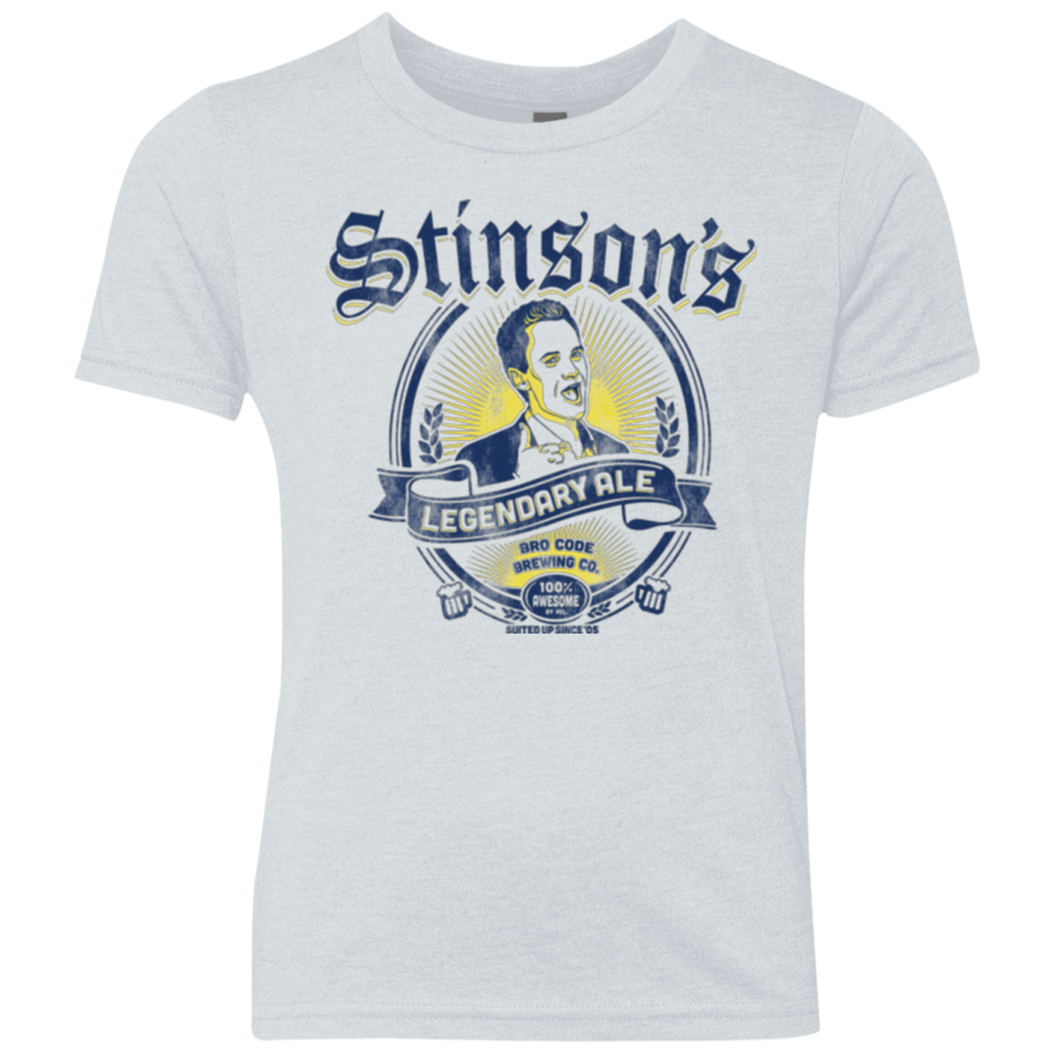 T-Shirts Heather White / YXS Stinsons Legendary Ale Youth Triblend T-Shirt