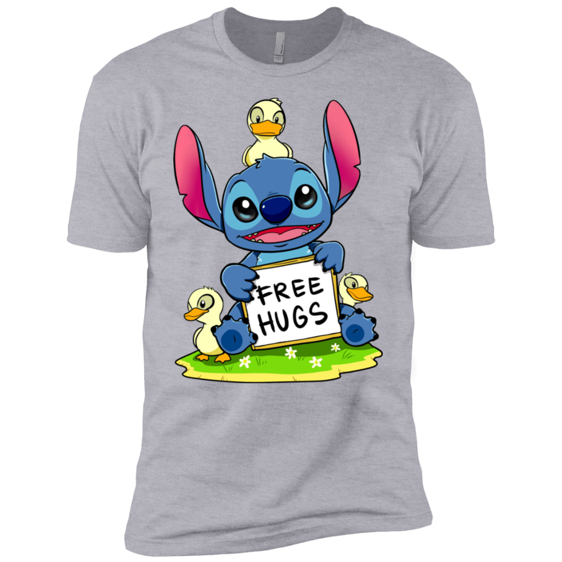 T-Shirts Heather Grey / YXS Stitch Hug Boys Premium T-Shirt