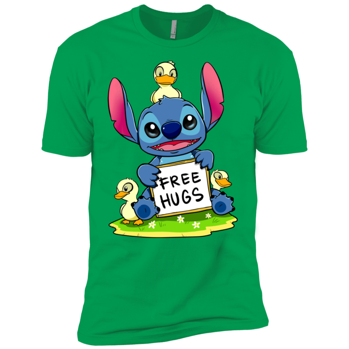T-Shirts Kelly Green / YXS Stitch Hug Boys Premium T-Shirt