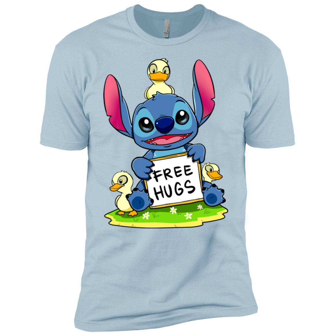 T-Shirts Light Blue / YXS Stitch Hug Boys Premium T-Shirt