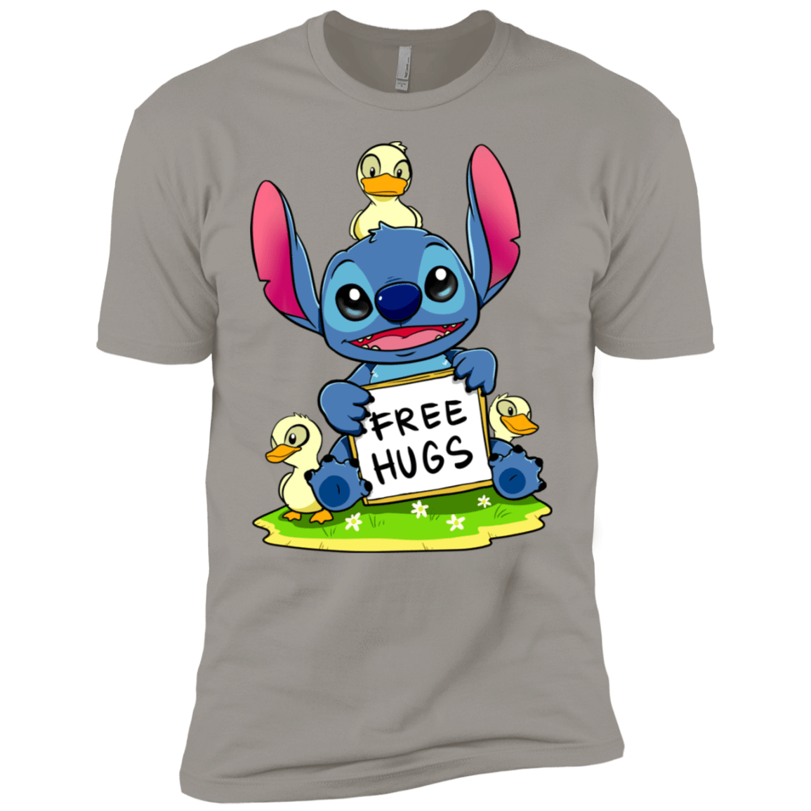 T-Shirts Light Grey / YXS Stitch Hug Boys Premium T-Shirt
