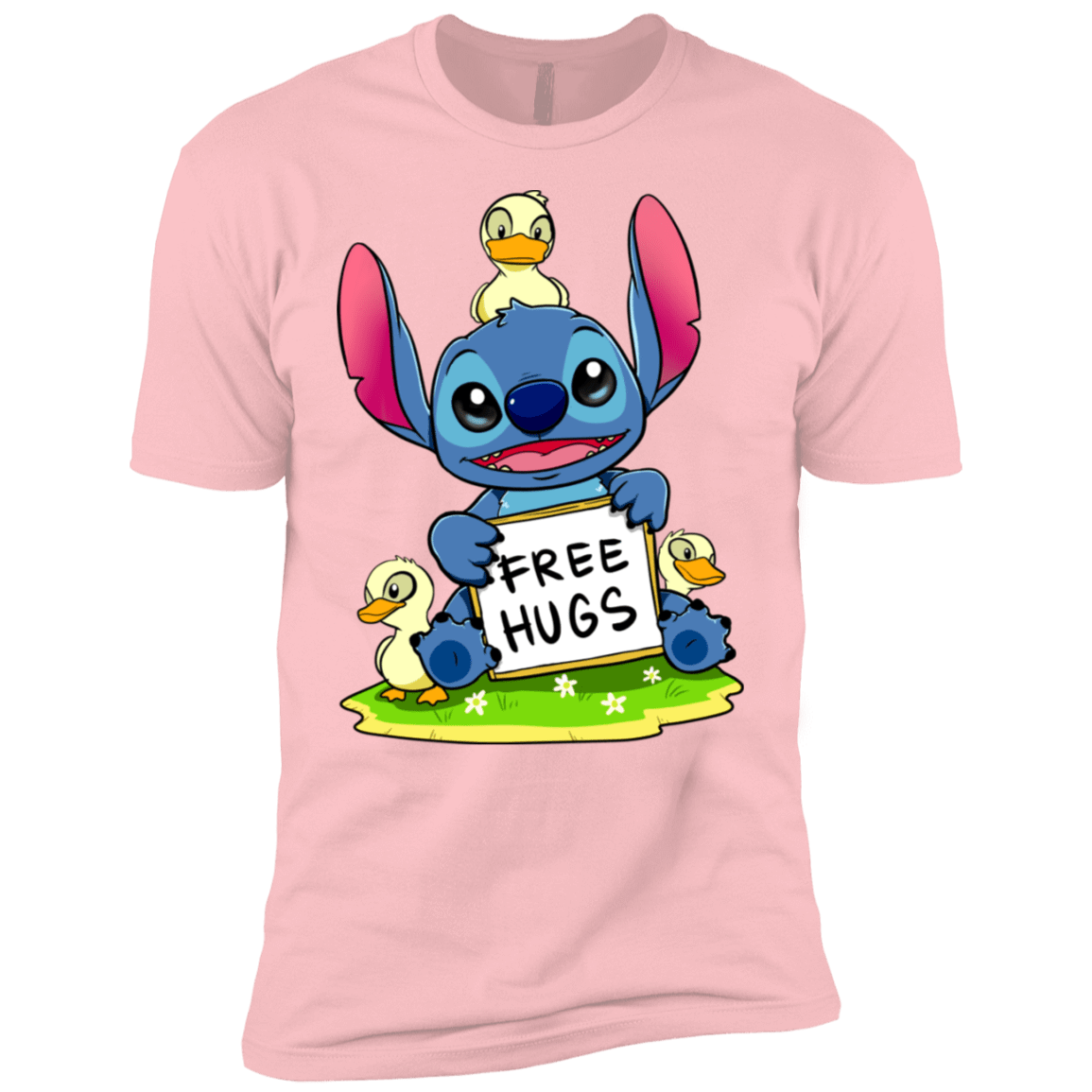 T-Shirts Light Pink / YXS Stitch Hug Boys Premium T-Shirt
