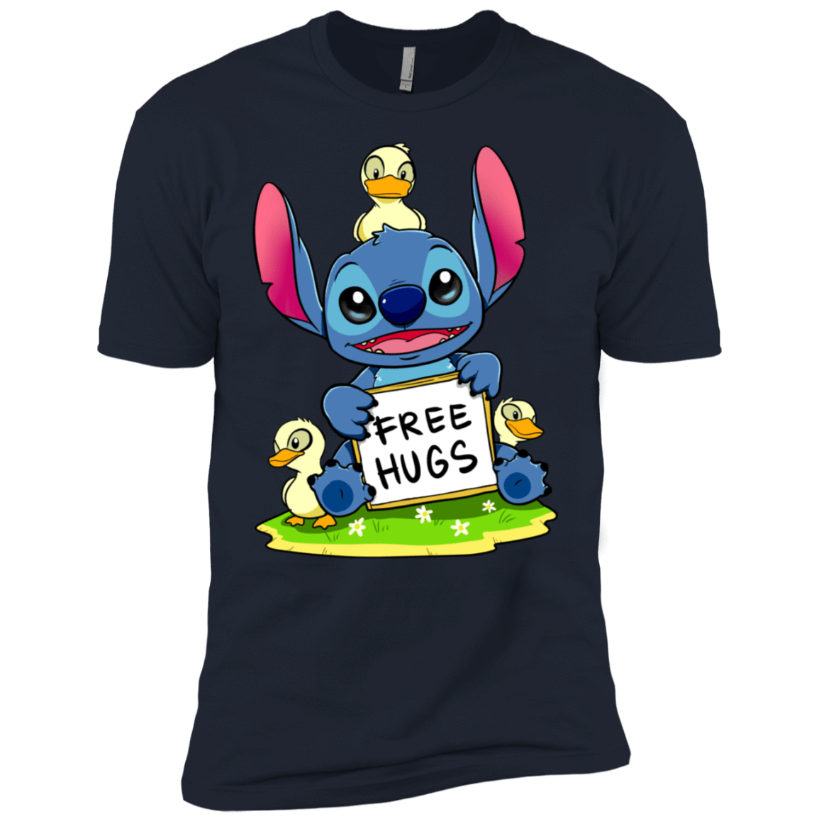 T-Shirts Midnight Navy / YXS Stitch Hug Boys Premium T-Shirt