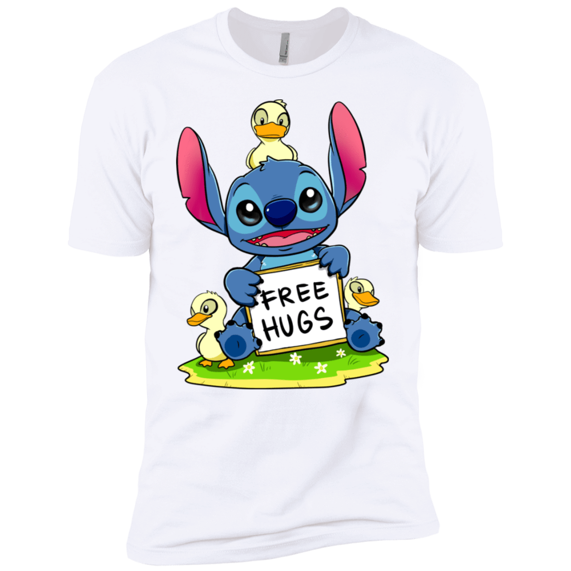 T-Shirts White / YXS Stitch Hug Boys Premium T-Shirt