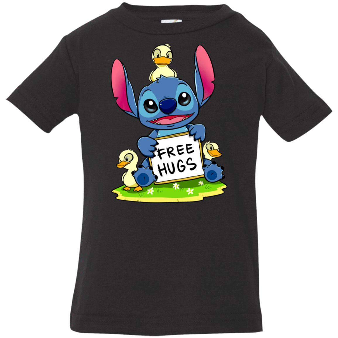 T-Shirts Black / 6 Months Stitch Hug Infant Premium T-Shirt