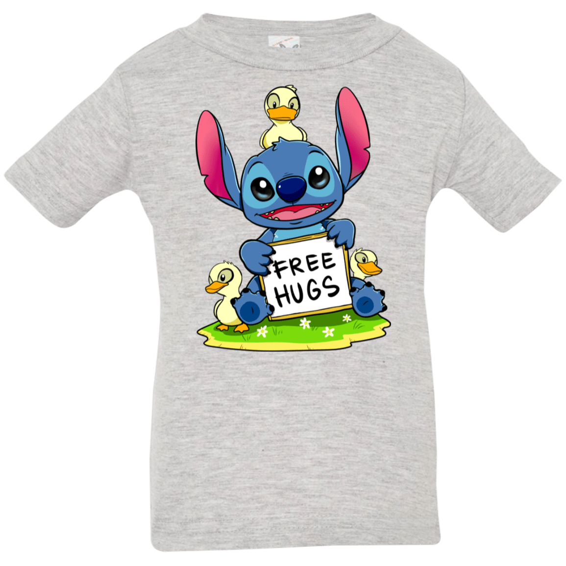 T-Shirts Heather Grey / 6 Months Stitch Hug Infant Premium T-Shirt