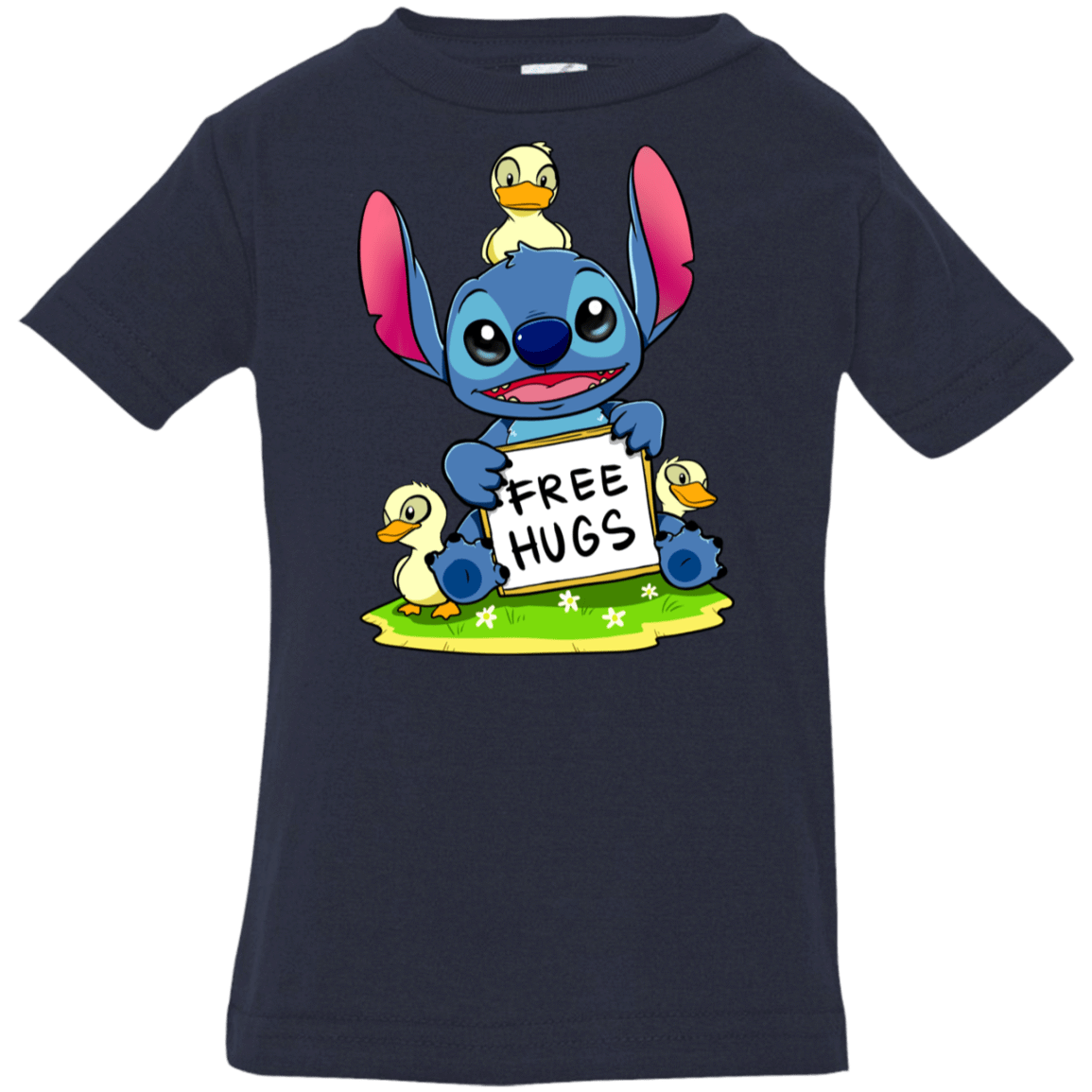 T-Shirts Navy / 6 Months Stitch Hug Infant Premium T-Shirt
