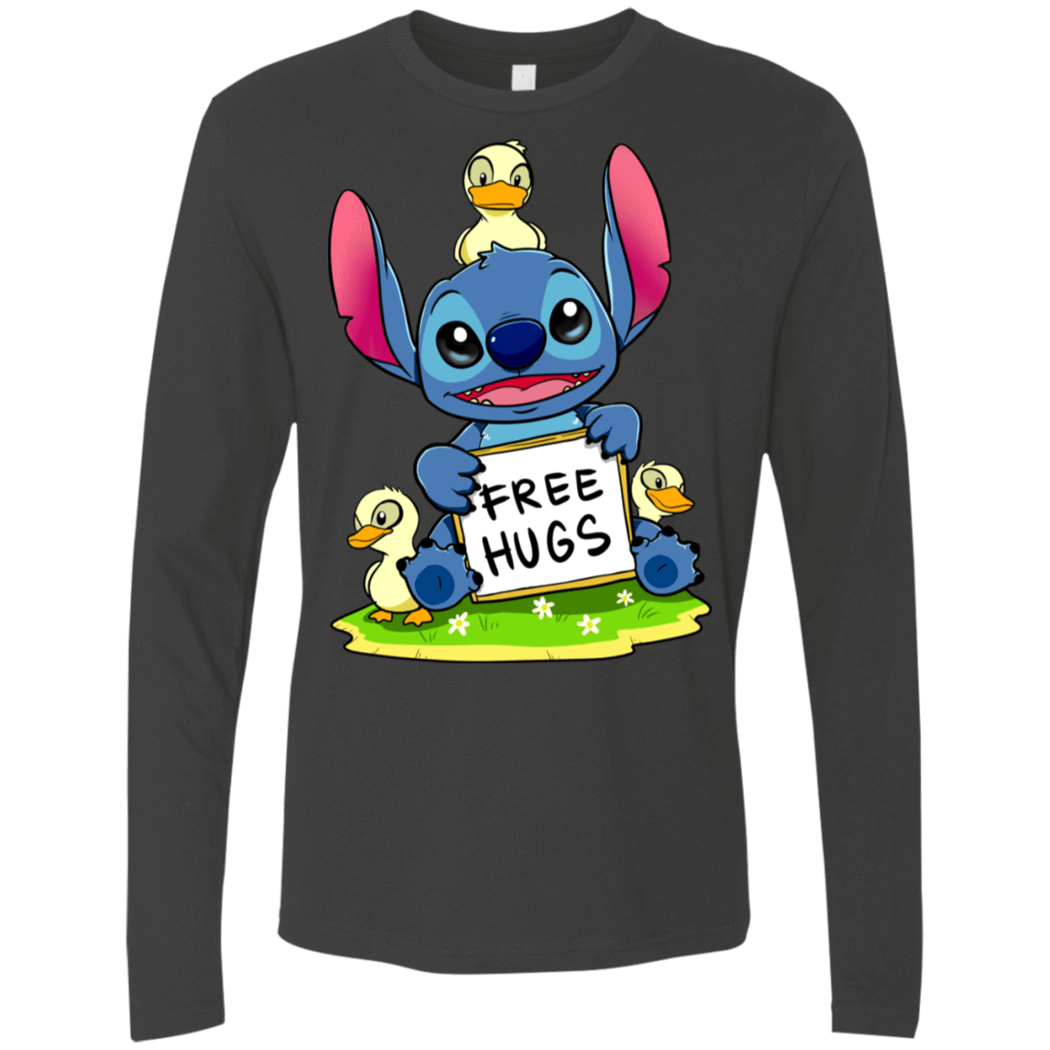 T-Shirts Heavy Metal / S Stitch Hug Men's Premium Long Sleeve
