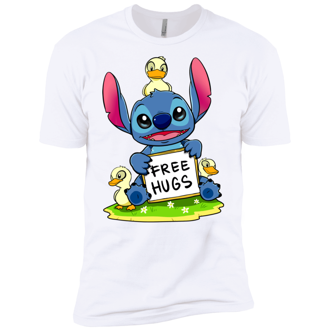 T-Shirts White / X-Small Stitch Hug Men's Premium T-Shirt