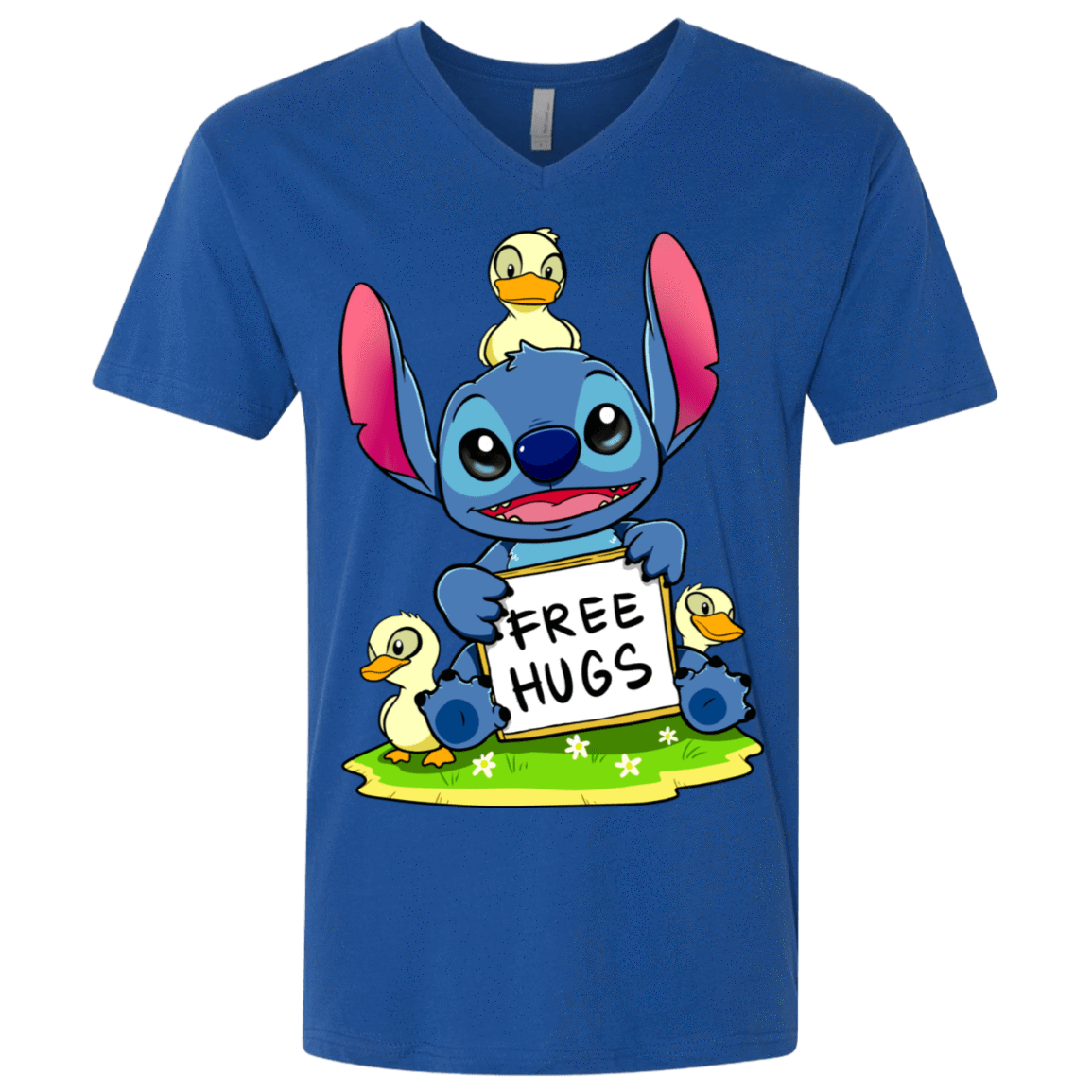 T-Shirts Royal / X-Small Stitch Hug Men's Premium V-Neck
