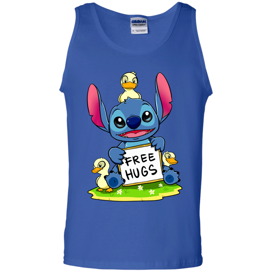 T-Shirts Royal / S Stitch Hug Men's Tank Top