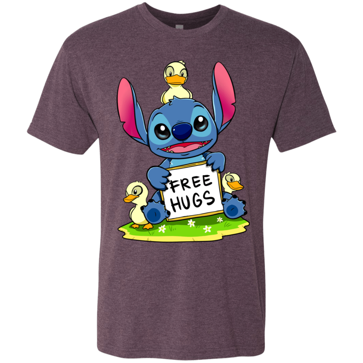 T-Shirts Vintage Purple / S Stitch Hug Men's Triblend T-Shirt