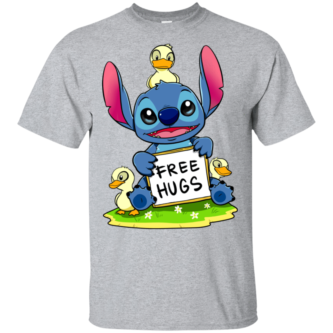 T-Shirts Sport Grey / S Stitch Hug T-Shirt