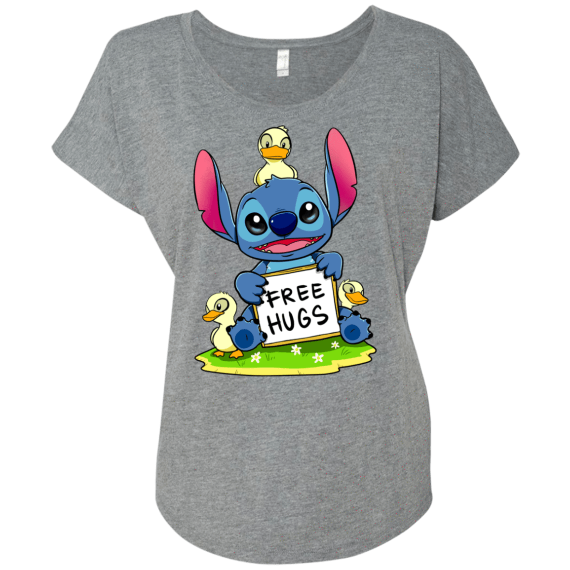 T-Shirts Premium Heather / X-Small Stitch Hug Triblend Dolman Sleeve