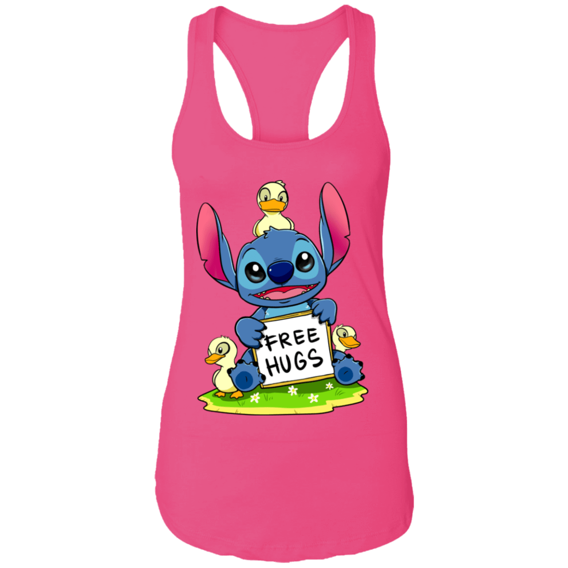 T-Shirts Raspberry / X-Small Stitch Hug Women's Premium Racerback Tank
