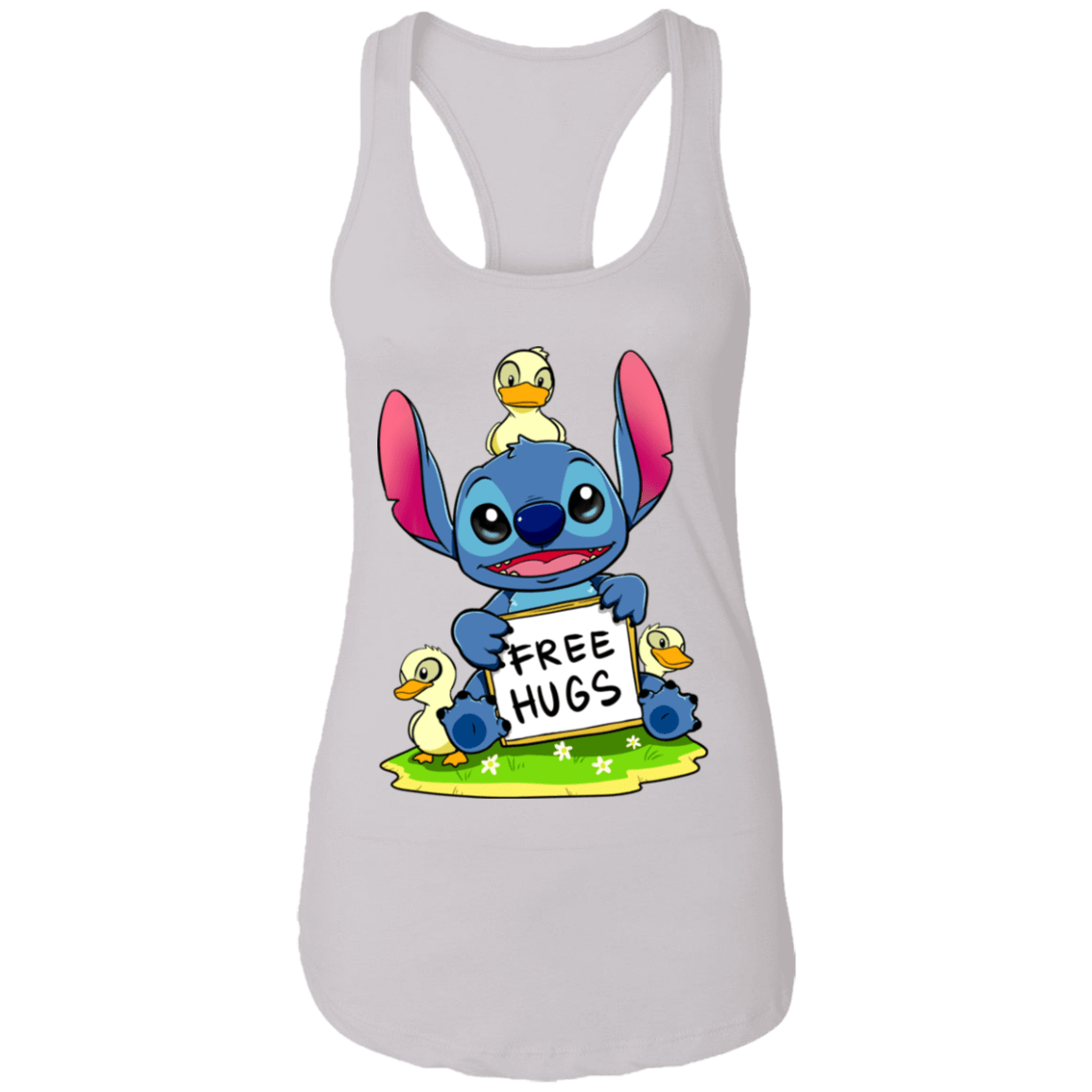 T-Shirts White / X-Small Stitch Hug Women's Premium Racerback Tank