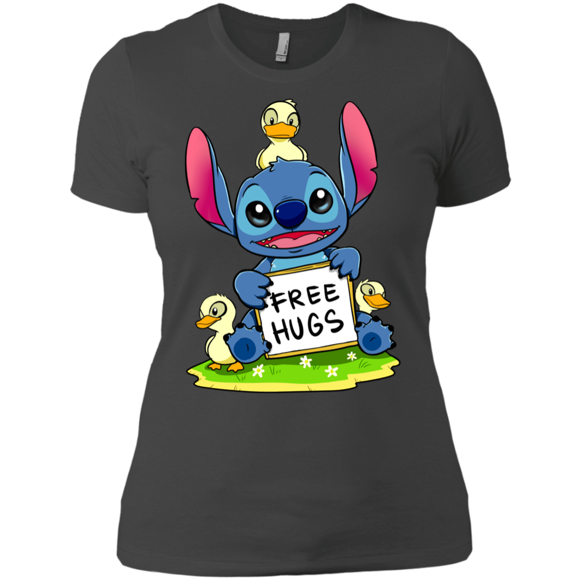 T-Shirts Heavy Metal / X-Small Stitch Hug Women's Premium T-Shirt