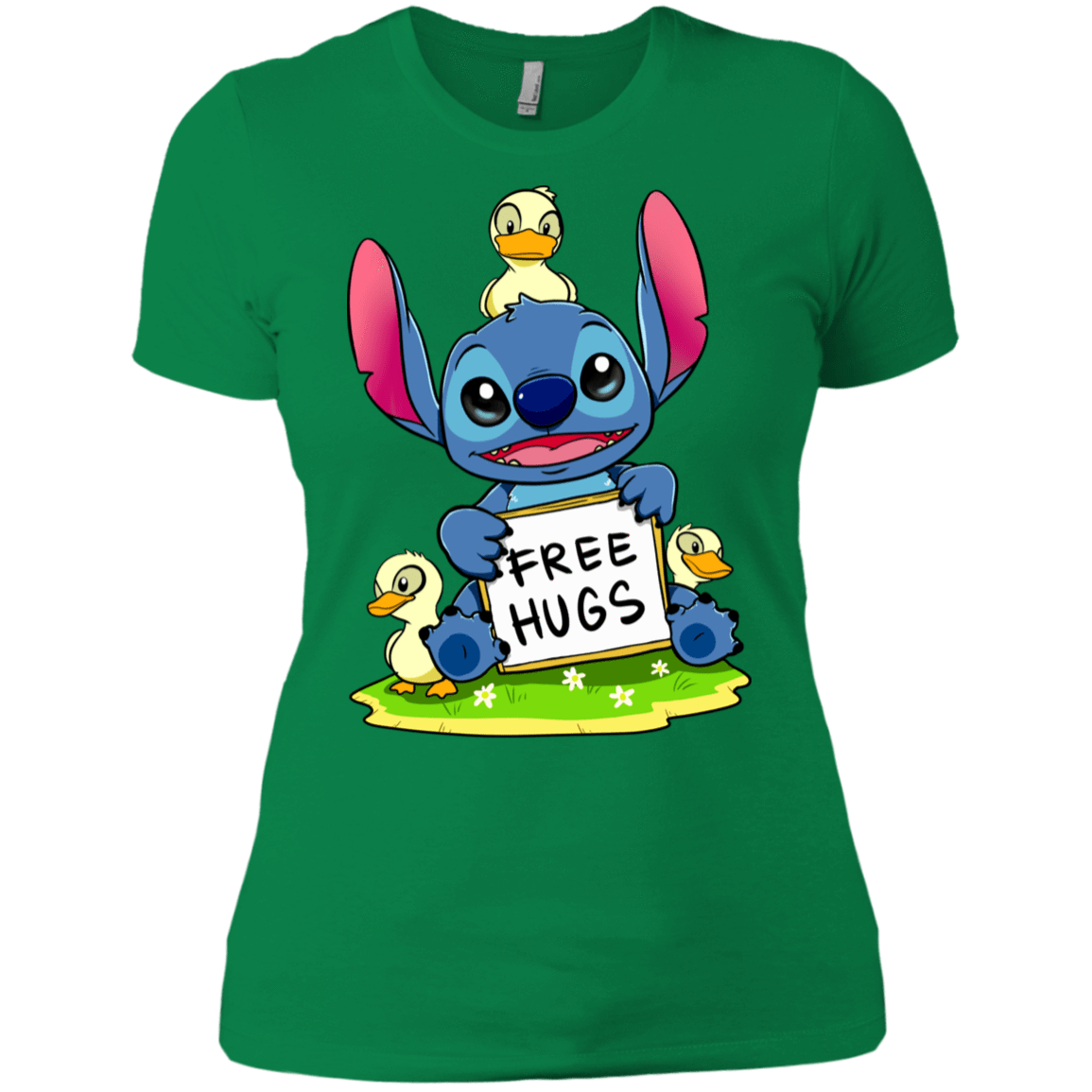 T-Shirts Kelly Green / X-Small Stitch Hug Women's Premium T-Shirt