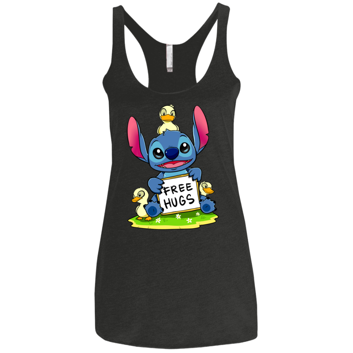 T-Shirts Vintage Black / X-Small Stitch Hug Women's Triblend Racerback Tank