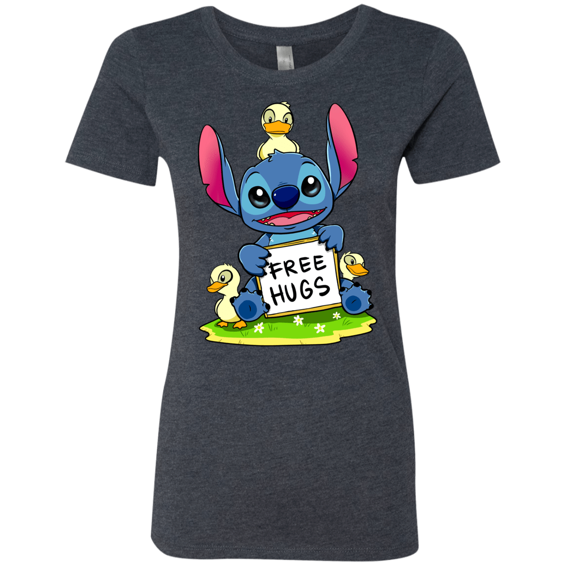 T-Shirts Vintage Navy / S Stitch Hug Women's Triblend T-Shirt