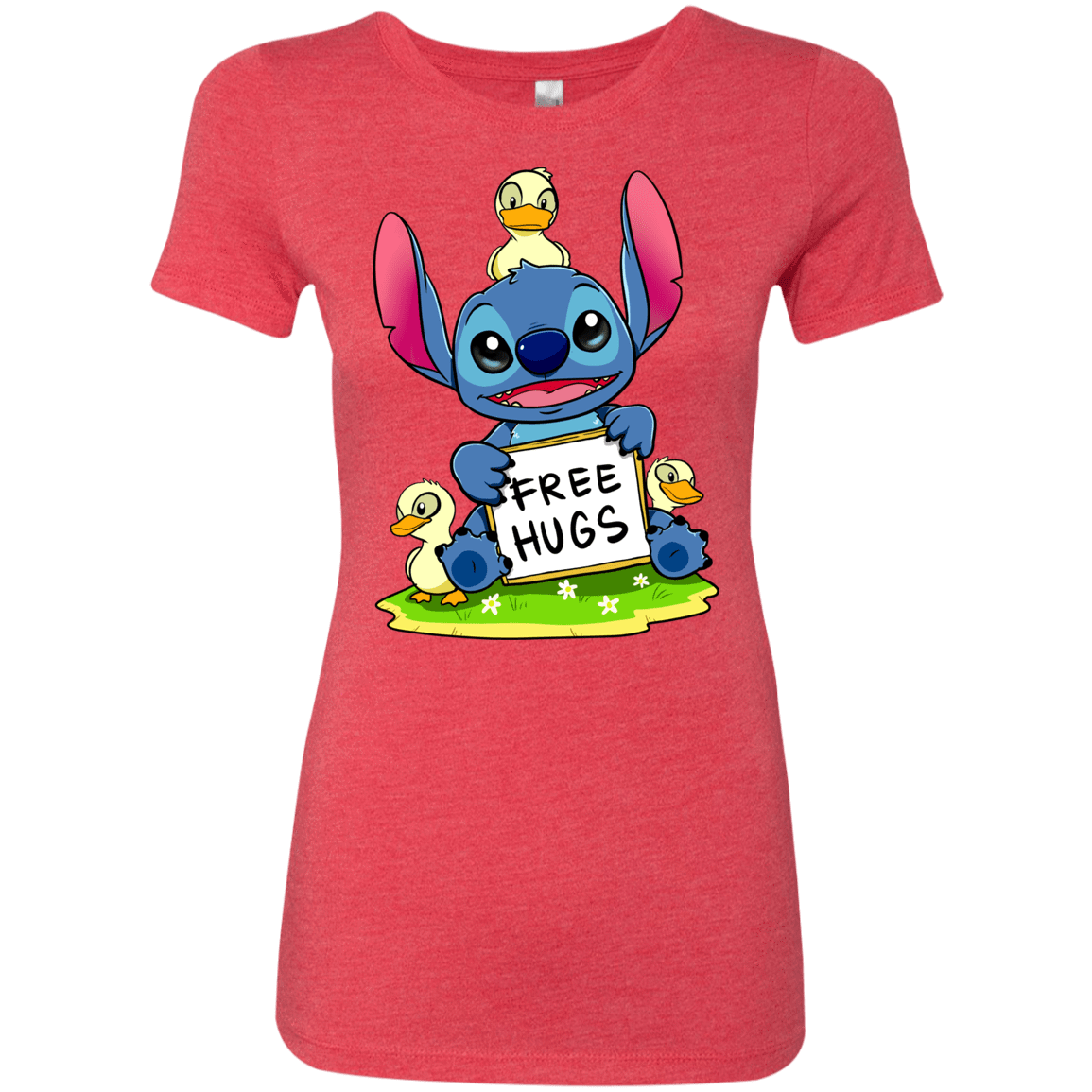 T-Shirts Vintage Red / S Stitch Hug Women's Triblend T-Shirt