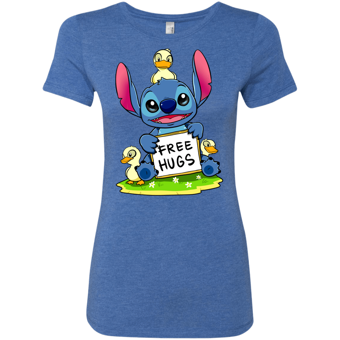 T-Shirts Vintage Royal / S Stitch Hug Women's Triblend T-Shirt