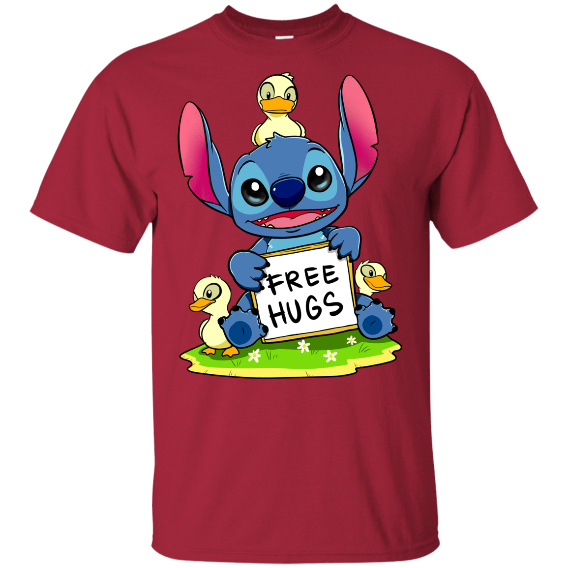 T-Shirts Cardinal / YXS Stitch Hug Youth T-Shirt