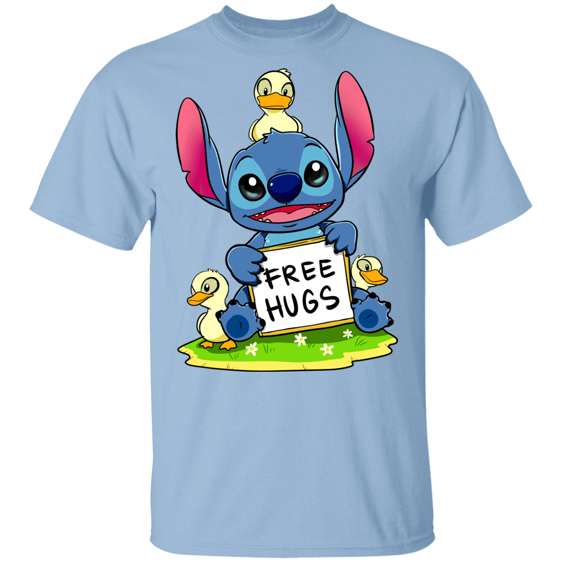 T-Shirts Light Blue / YXS Stitch Hug Youth T-Shirt