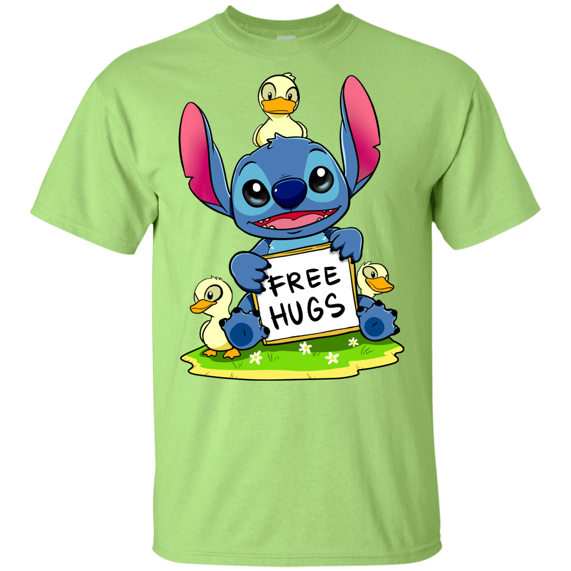 T-Shirts Mint Green / YXS Stitch Hug Youth T-Shirt