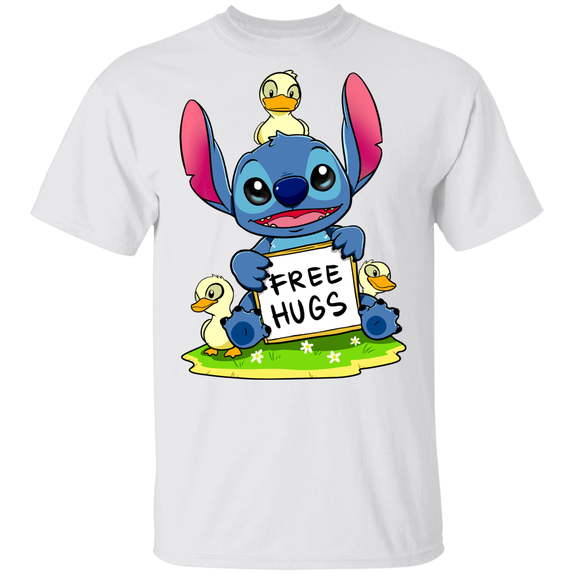T-Shirts White / YXS Stitch Hug Youth T-Shirt