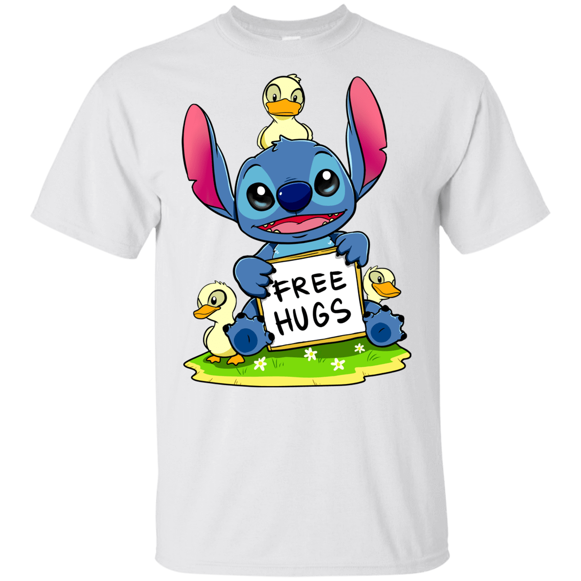 T-Shirts White / YXS Stitch Hug Youth T-Shirt