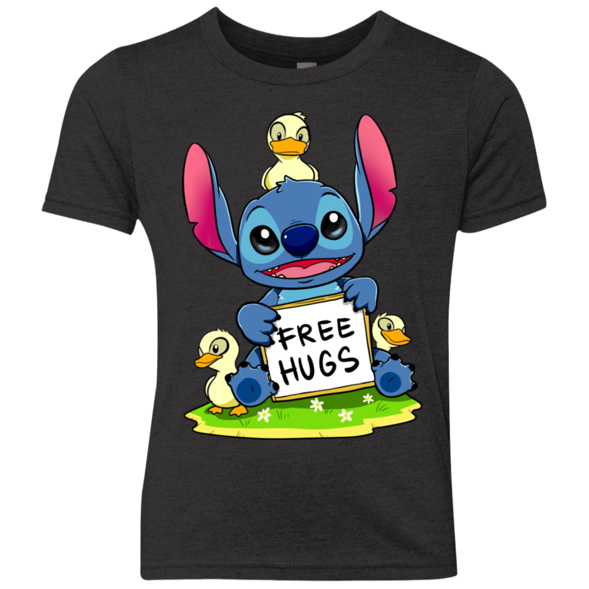 T-Shirts Vintage Black / YXS Stitch Hug Youth Triblend T-Shirt