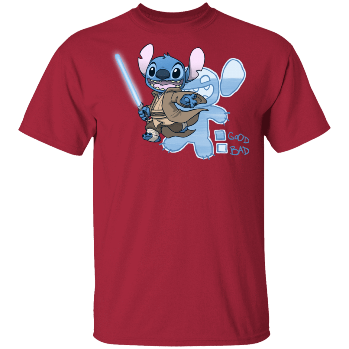 T-Shirts Cardinal / S Stitch Jedi T-Shirt