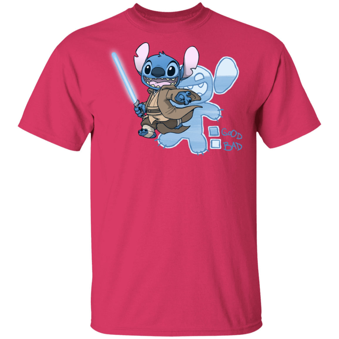 T-Shirts Heliconia / S Stitch Jedi T-Shirt
