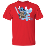 T-Shirts Red / S Stitch Jedi T-Shirt