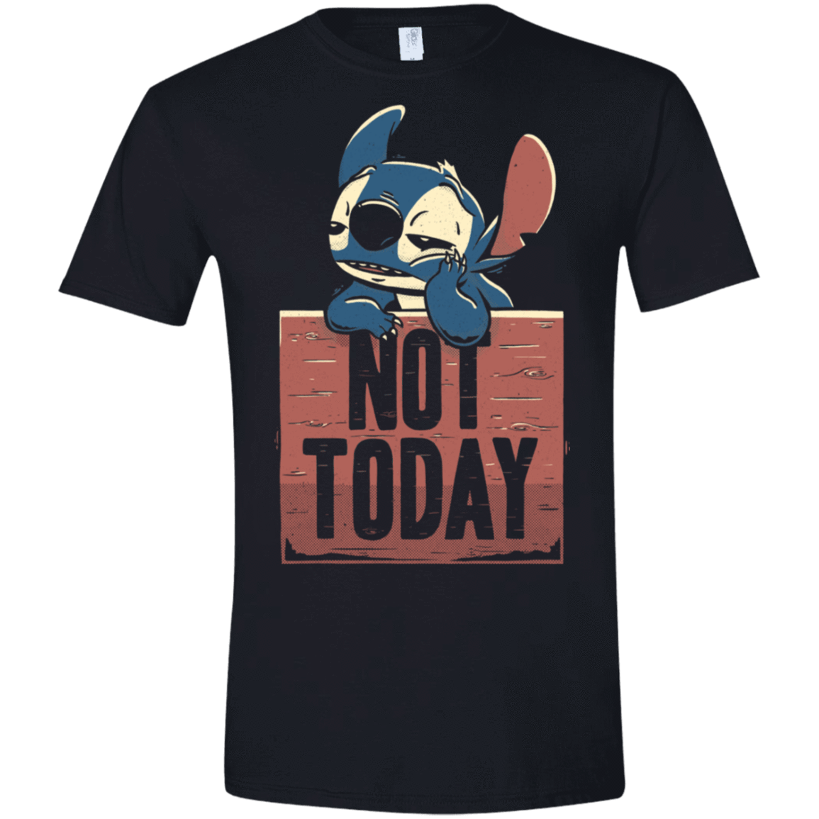 T-Shirts Black / X-Small Stitch Not Today Men's Semi-Fitted Softstyle