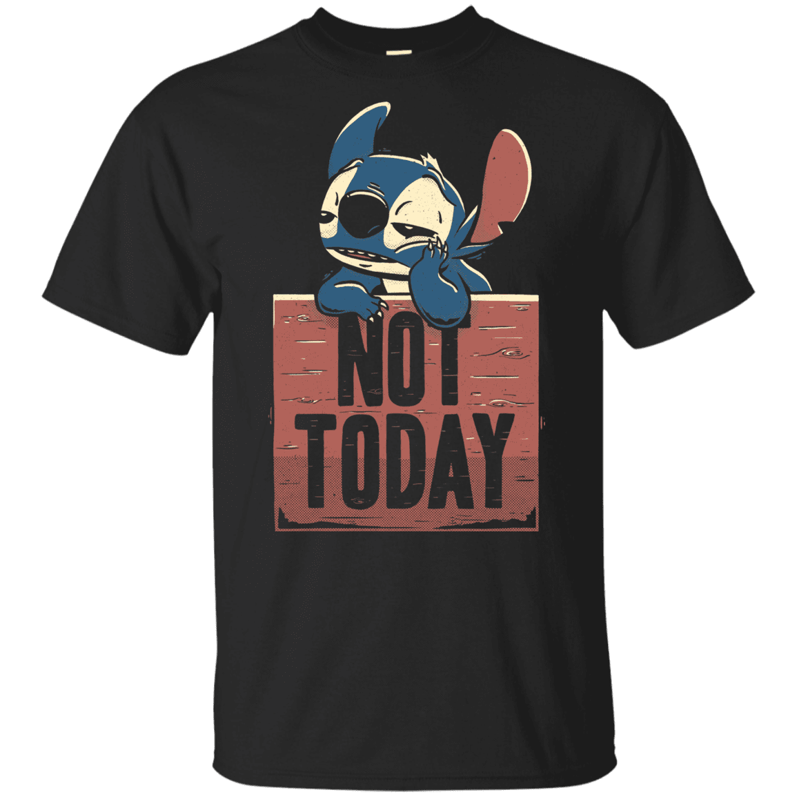 T-Shirts Black / YXS Stitch Not Today Youth T-Shirt