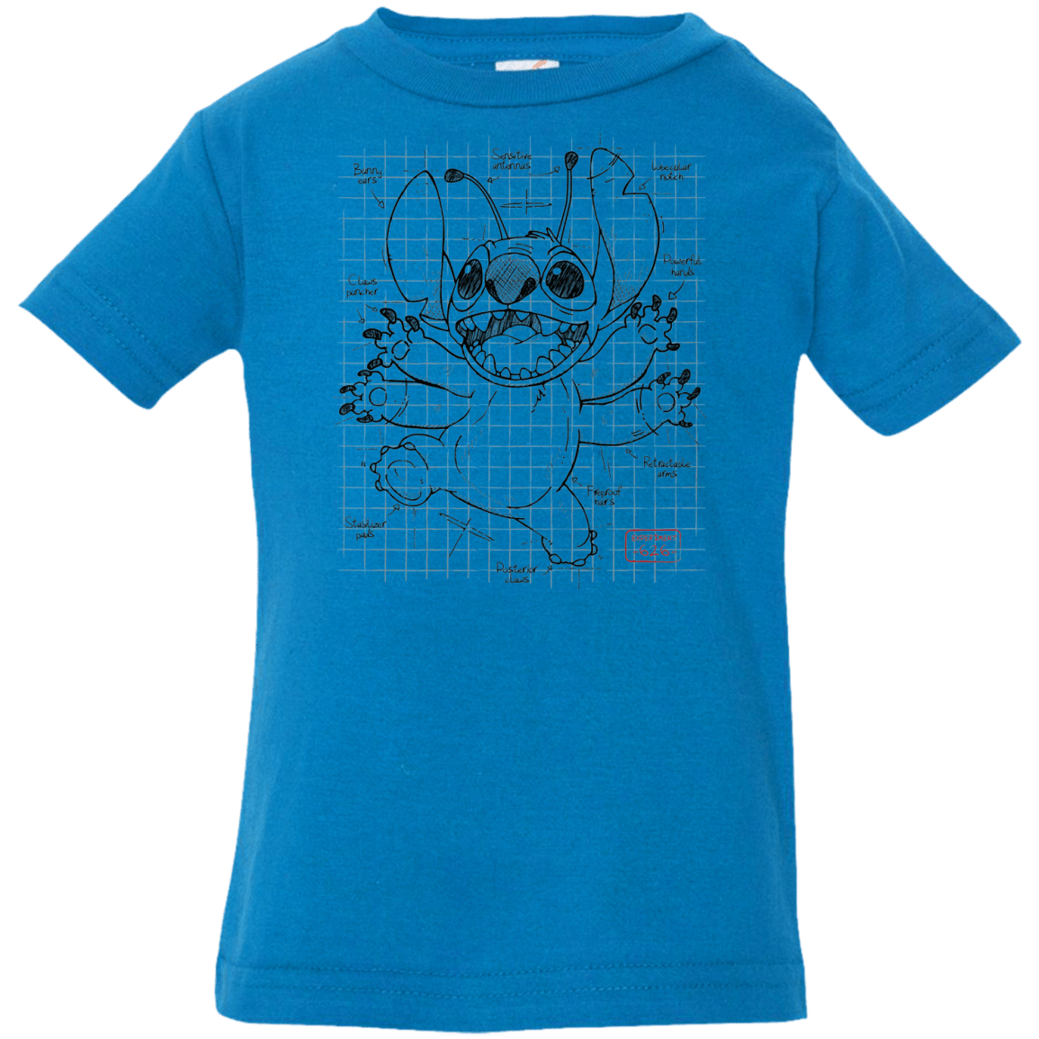 T-Shirts Cobalt / 6 Months Stitch Plan Infant Premium T-Shirt