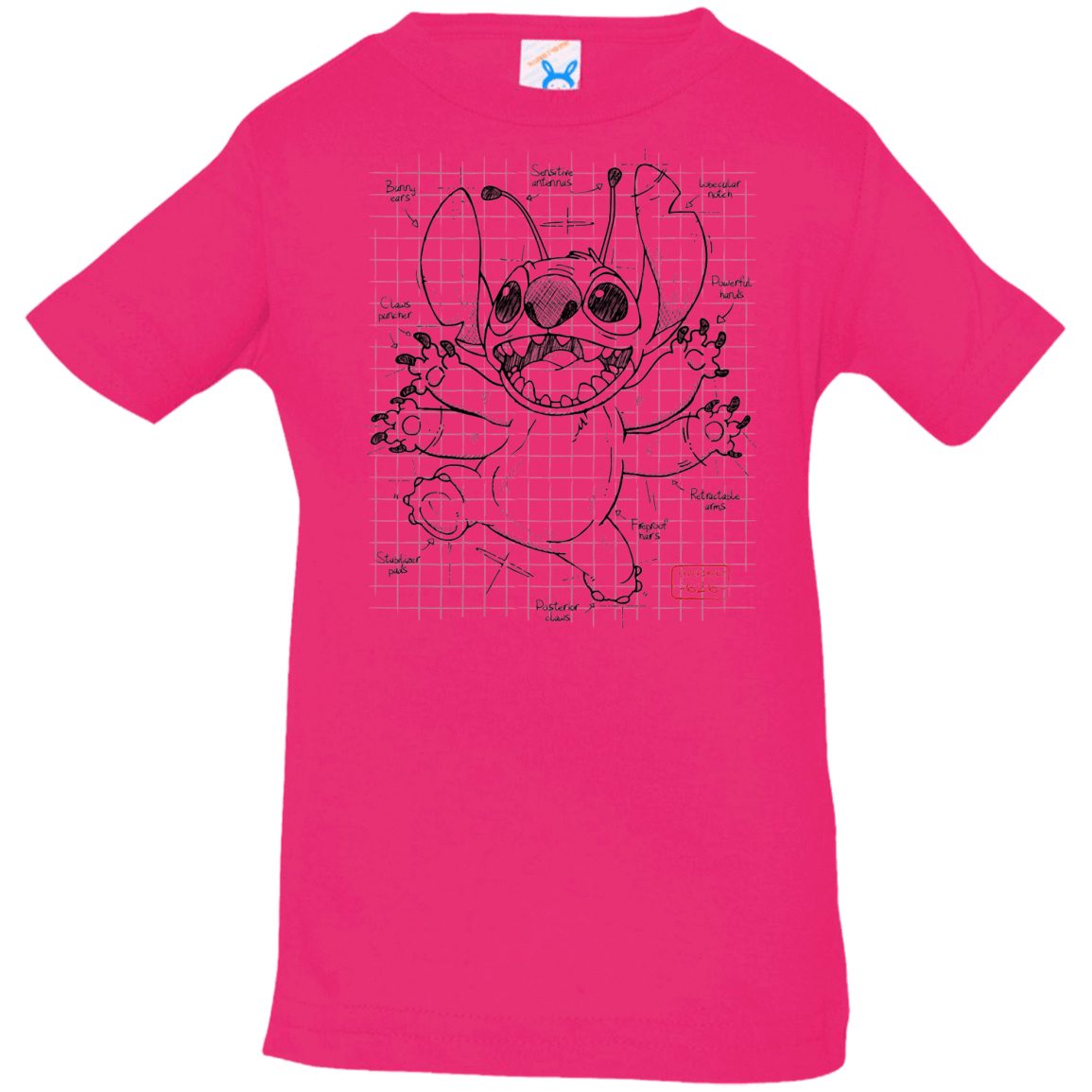 T-Shirts Hot Pink / 6 Months Stitch Plan Infant Premium T-Shirt