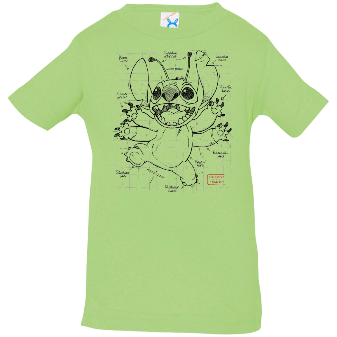 T-Shirts Key Lime / 6 Months Stitch Plan Infant Premium T-Shirt