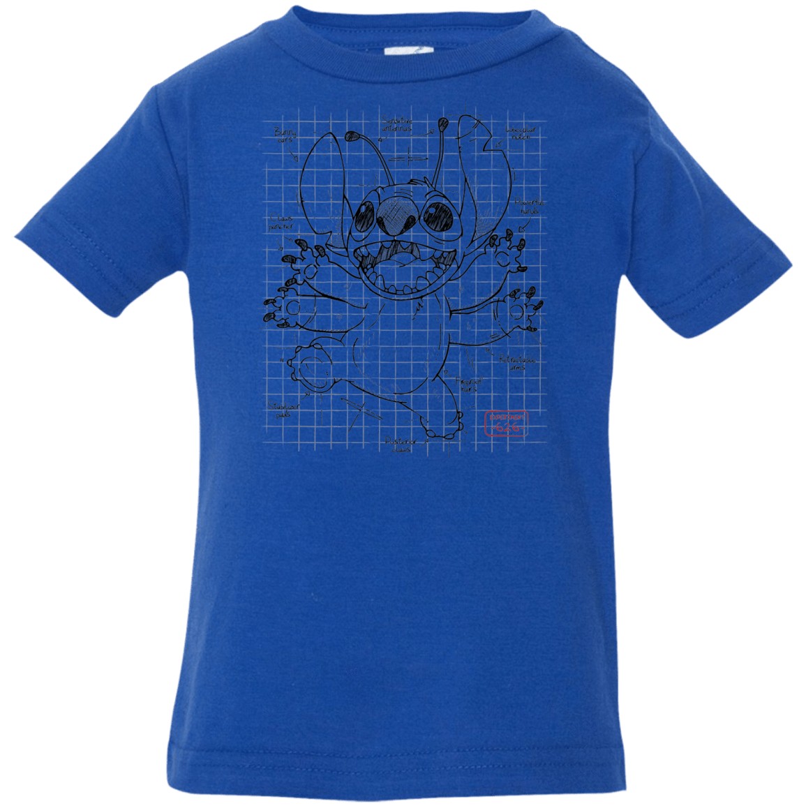 T-Shirts Royal / 6 Months Stitch Plan Infant Premium T-Shirt