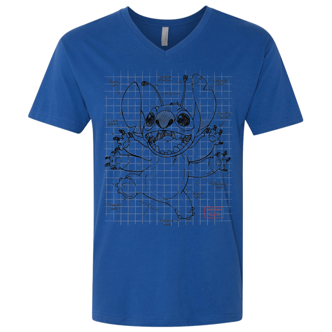 T-Shirts Royal / X-Small Stitch Plan Men's Premium V-Neck