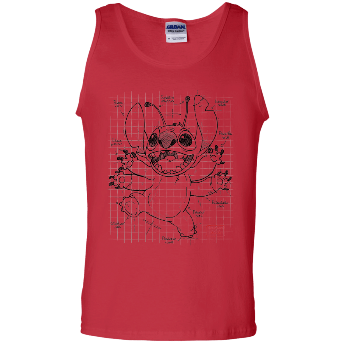 Stitch Plan Men's Tank Top